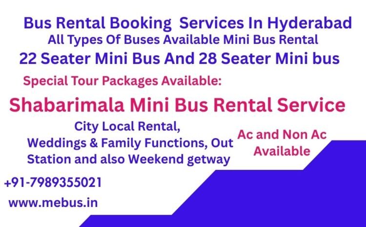 bus rental services in hyderabad
