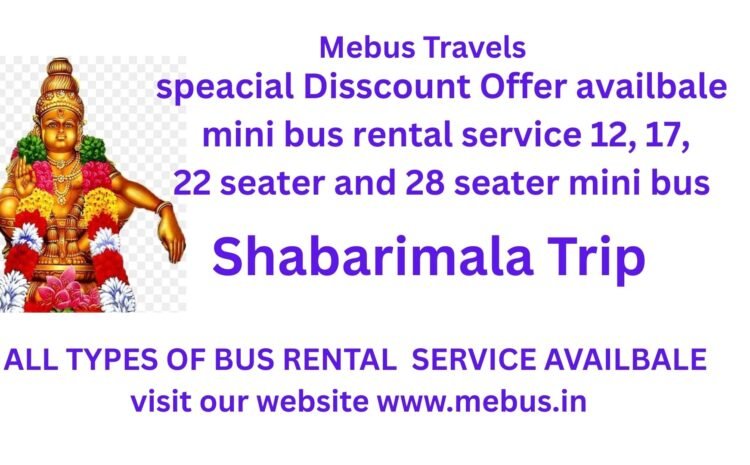 hyderabad to shabrimala mini bus rental