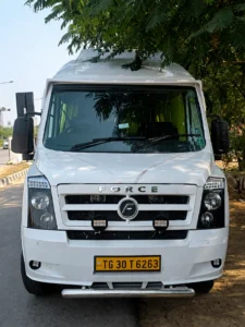 12 seater tempo traveller front view
