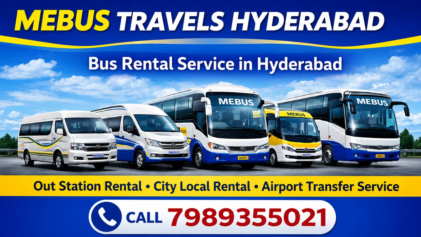 mini bus rental in hyderbad
